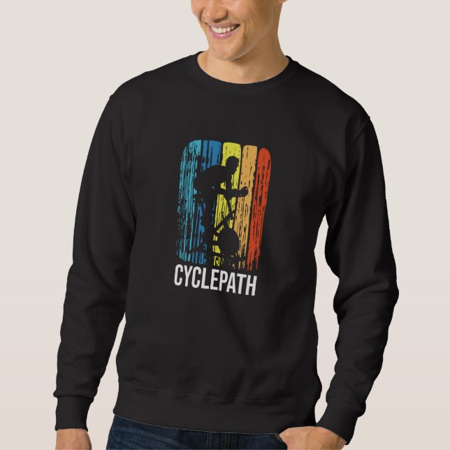 Cyclepath  Cycling and spin bike class woman Sweatshirt (Vorderseite)