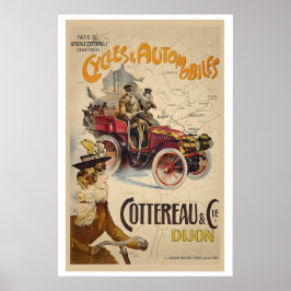 Cycles and Automobiles Cottereau et Cie, Dijon Poster