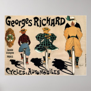 Cycles & automobiles Georges Richard Paris Poster