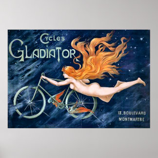 Cycles Gladiator von Georges Massias Vintag Poster