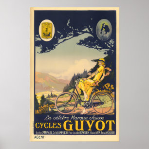Cycles Guyot Vintage Fahrradposter Poster