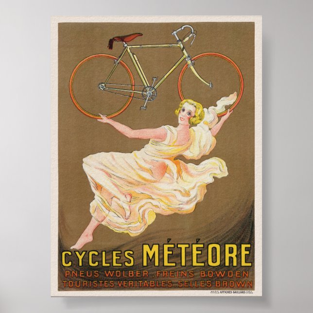 Cycles Météore Vintage Poster 1926 (Vorne)