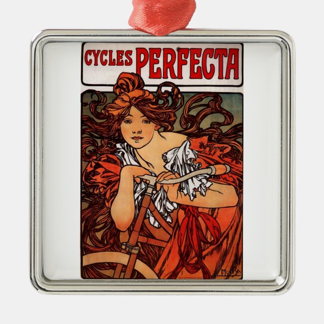 Cycles Perfecta Silbernes Ornament (Vorne)
