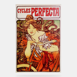 Cycles Perfecta von Alphonse Mucha Acrylschild
