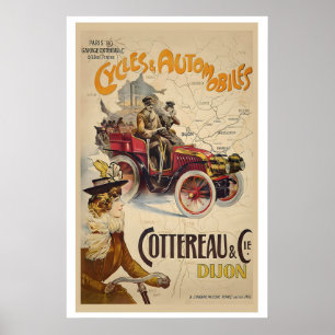 Cycles und Automobile Cottereau et Cie, Dijon Poster