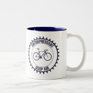 Cycling Antidepressivum, Schlafhilfe Zweifarbige Tasse