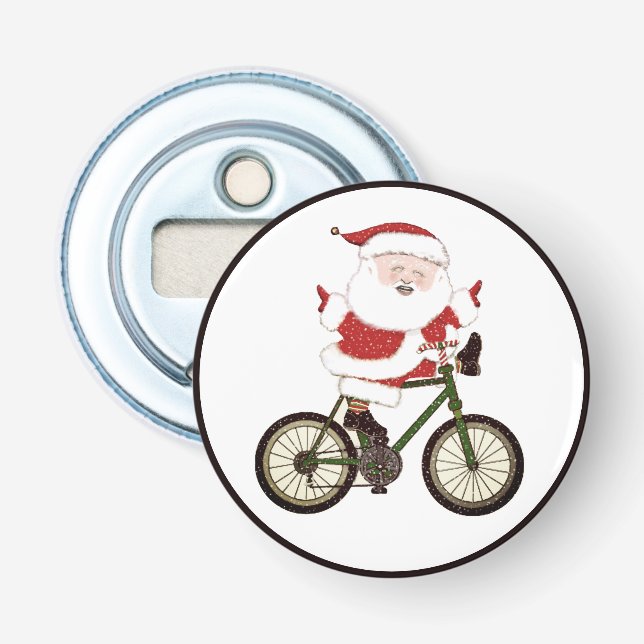 Cycling Christmas Flaschenöffner (Vorderseite)