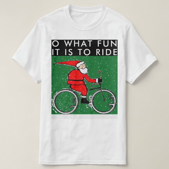 Cycling Christmas T-Shirt (Design vorne)