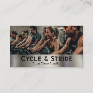 Cycling Class Studio in Session Visitenkarte