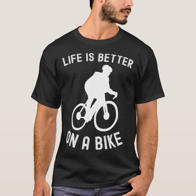 Cycling Dad Father s  Cyclist   on a Bike T-Shirt (Vorderseite)