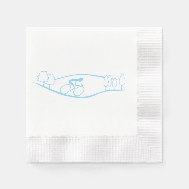 Cycling Design Napkin Serviette (Vorderseite)