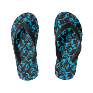 Cycling Freestyles Pattern.b x4 Black BG Kinderbadesandalen