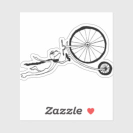 Cycling Frog Aufkleber
