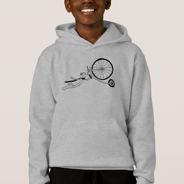 Cycling Frog Hoodie (Vorderseite)