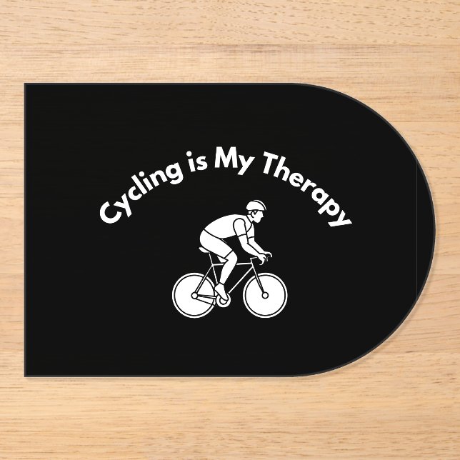 Cycling is My Therapy Acryleinladungen (Vorderseite)