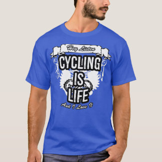 Cycling ist ein kreatives Design für Job-Typografi T-Shirt