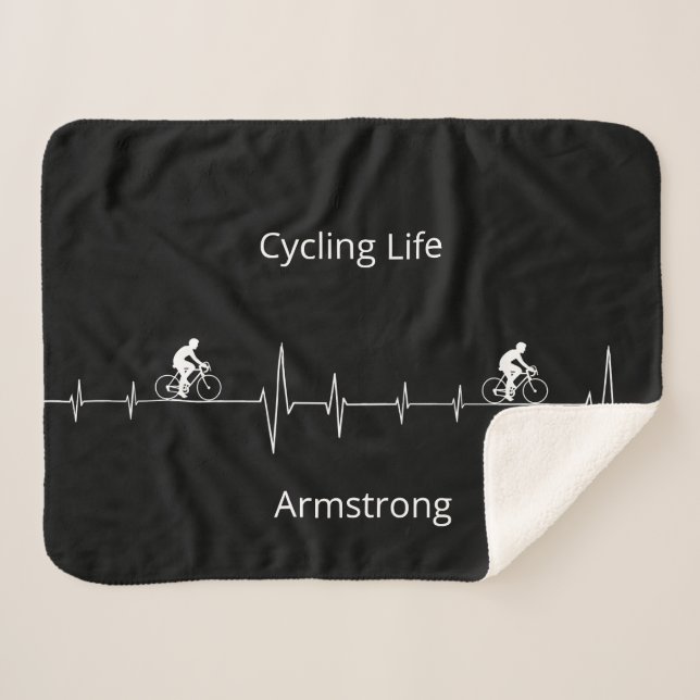 Cycling Life, Heartbeat anpassbar Sherpadecke (Vorderseite (Horizontal))
