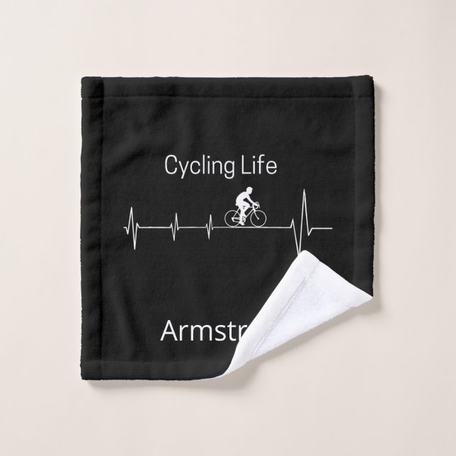 Cycling Life, Heartbeat anpassbar Waschlappen (Waschlappen)