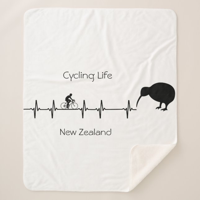 Cycling Life, Neuseeland anpassbar Sherpadecke (Vorderseite)