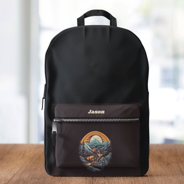 Cycling Life, Retro anpassbar Bedruckter Rucksack (Von Creator hochgeladen)