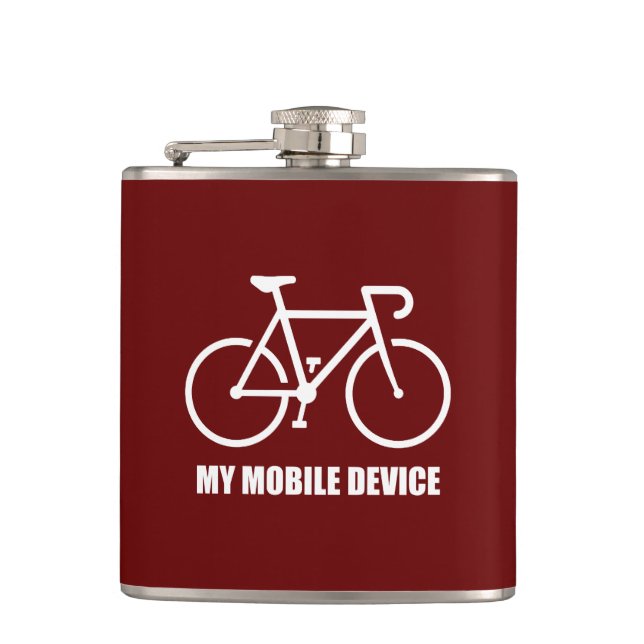 Cycling, mein mobiles Gerät Flachmann (Vorderseite)