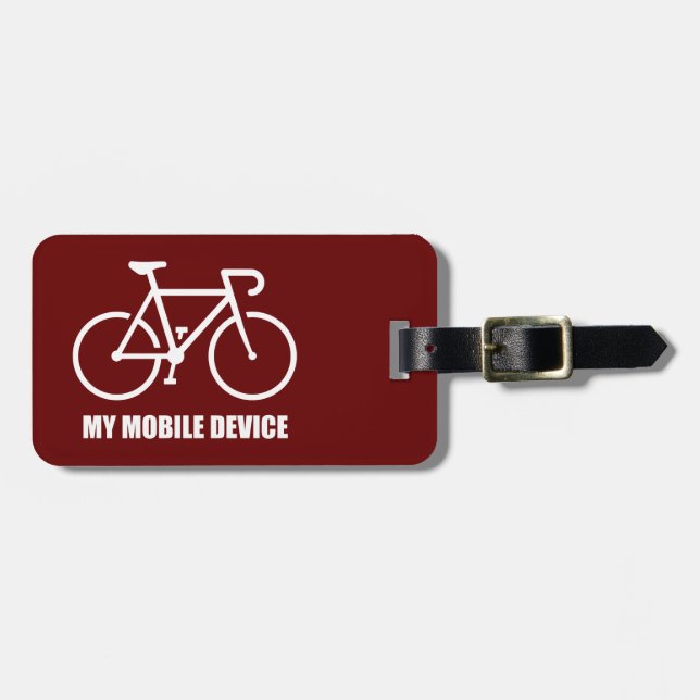 Cycling, mein mobiles Gerät Gepäckanhänger (Vorderseite horizontal)