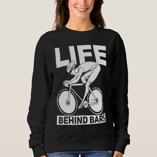 Cycling Mountain Bike   Bicycle Biking MTB Sweatshirt (Vorderseite)