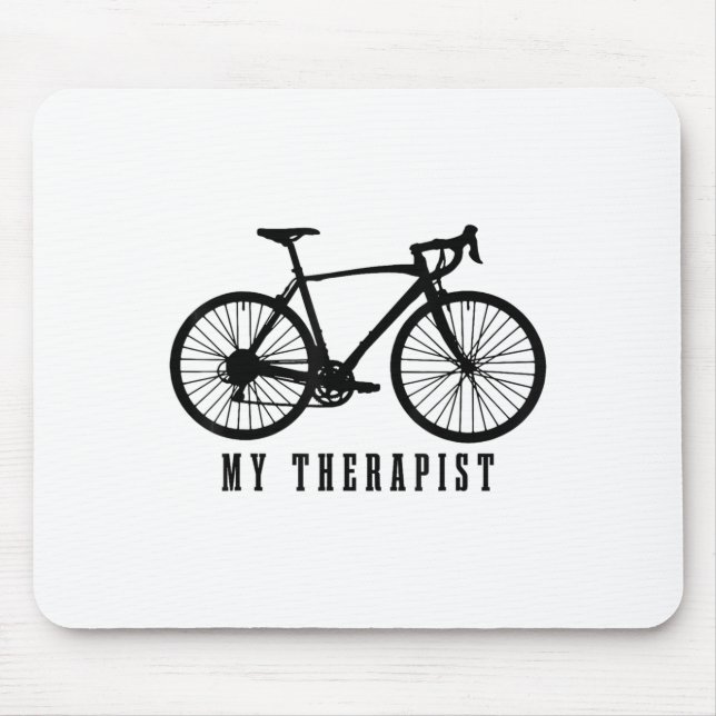 Cycling My Therast Funny Road Bike  Mousepad (Vorne)
