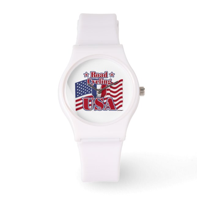 Cycling Road USA Armbanduhr (Vorderseite)