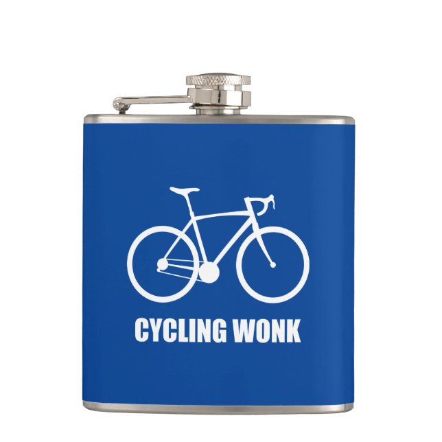 Cycling Wonk Flachmann (Vorderseite)