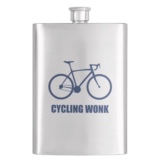 Cycling Wonk Flachmann (Vorderseite)
