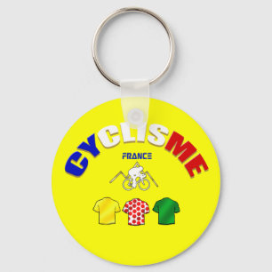 Cyclisme Frankreich radfahrengeschenk-Ideen Schlüsselanhänger