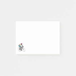 Cyclist #1 post-it klebezettel