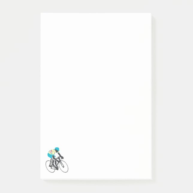 Cyclist #1 post-it klebezettel (Vorderseite)