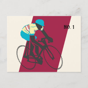 Cyclist #2 postkarte