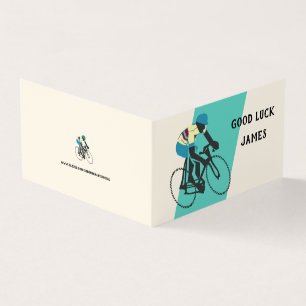 Cyclist #3 Blank-Grußkarte