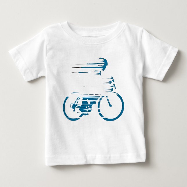 Cyclist Baby T-shirt (Vorderseite)