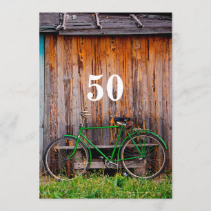 Cyclist Birthday Celebration Invasion - jedes Alte Einladung