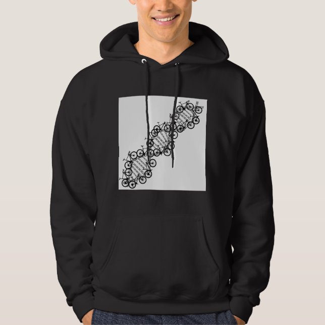Cyclist-DNA Hoodie (Vorderseite)