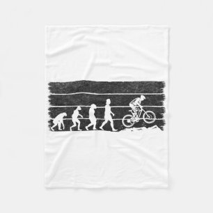Cyclist Evolution Mountainbiken Fahrrad Fahren Fleecedecke