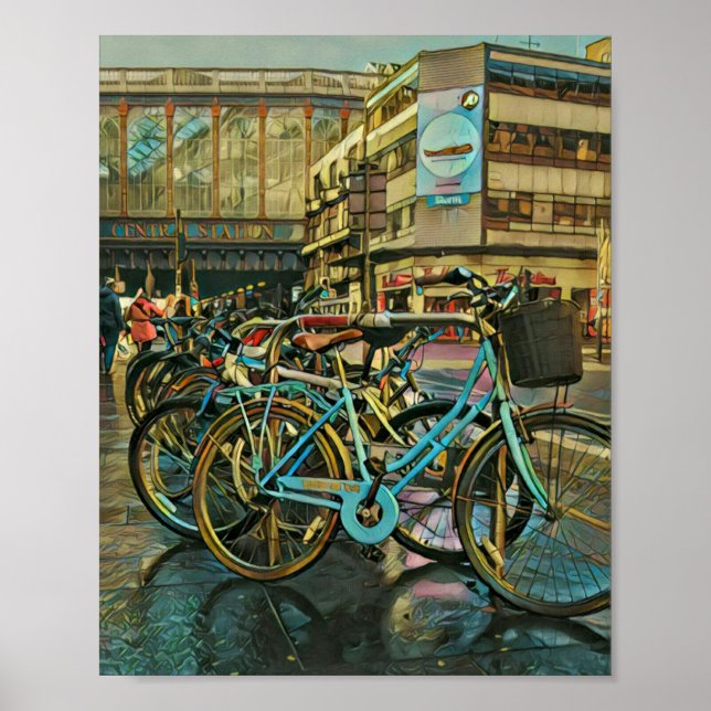 Cyclist gifts for dad poster (Vorne)