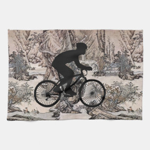 Cyclist Kitchtuch Geschirrtuch