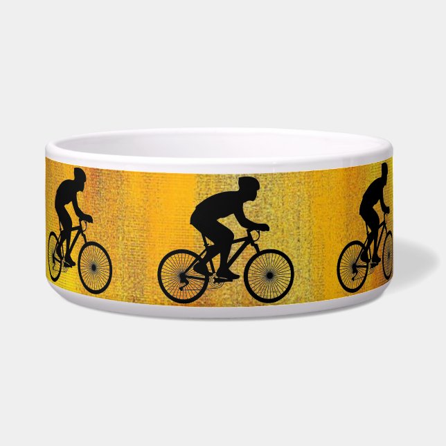 Cyclist Pet Bowl Napf (Vorderseite)