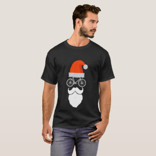 Cyclist Santa Bicycling Enthusiast Geschenk T-Shirt
