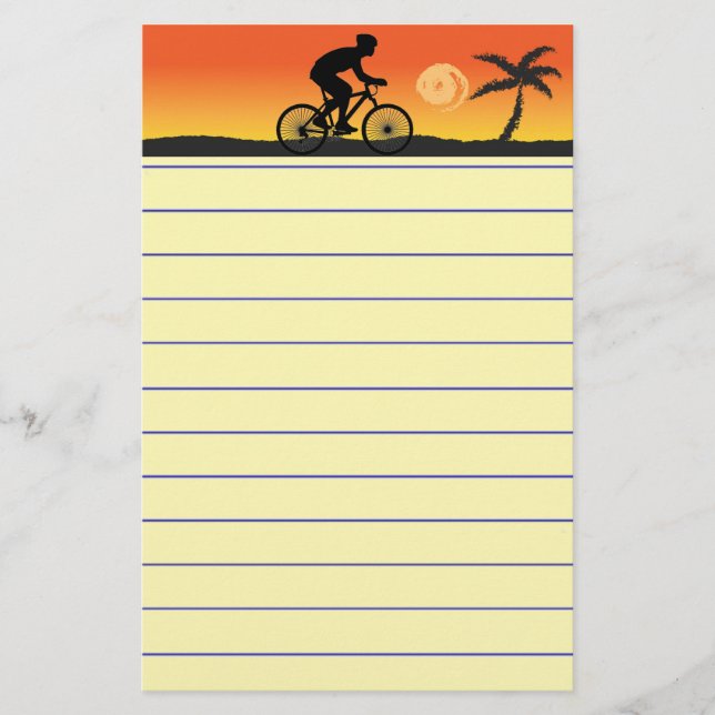 Cyclist Stationery Briefpapier (Vorderseite)