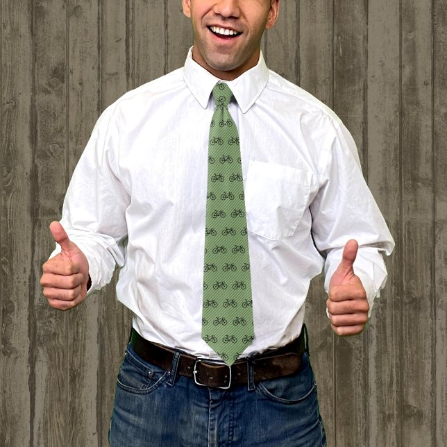 Cyclist Theme - Road Racing Bicycle on Stripey Krawatte (Von Creator hochgeladen)