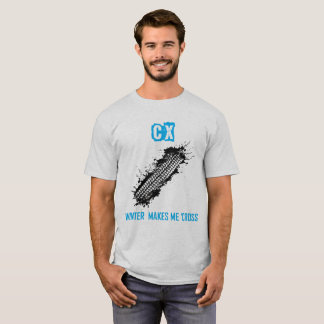 Cyclocross Blau - CX-Winter macht mich Quer T-Shirt