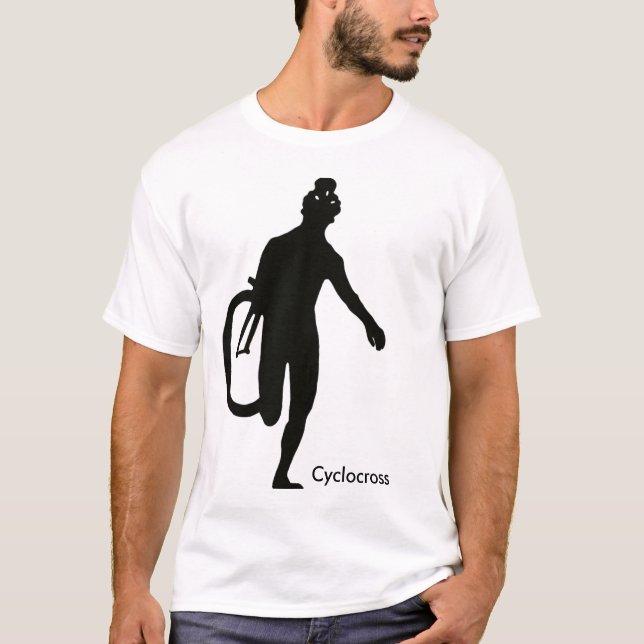 Cyclocross Läufer T-Shirt (Vorderseite)