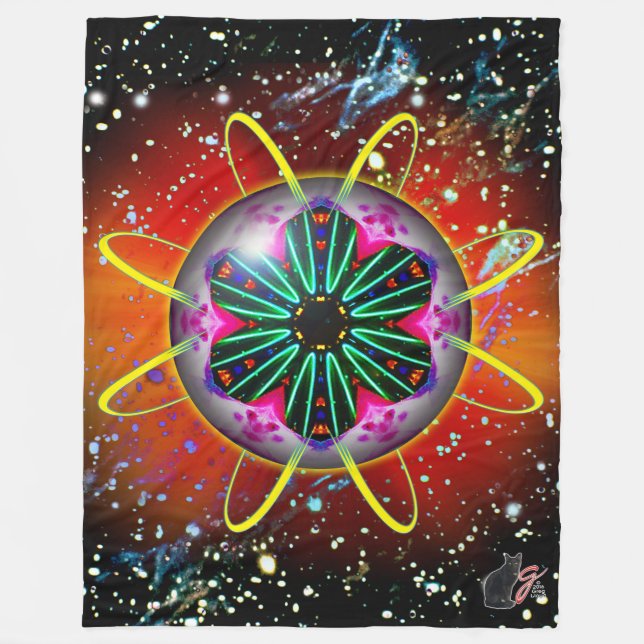Cyclon Orbz Fleece-Decke Fleecedecke (Vorderseite)