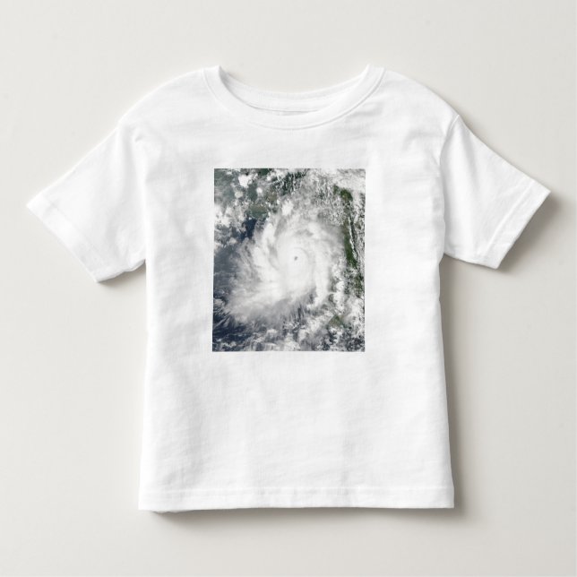 Cyclone Giri zieht über Burma Kleinkind T-shirt (Vorderseite)